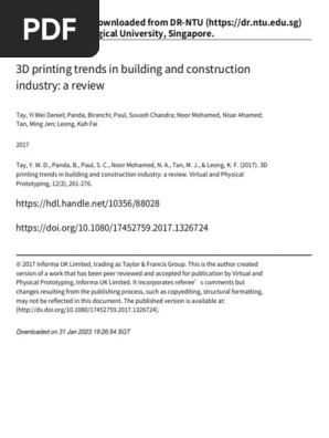 3D printing trends in BNC