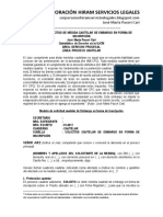 Corporación Hiram Servicios Legales: José María Pacori Cari