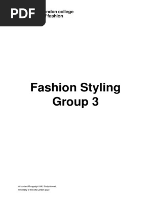 Fashion Styling Spring 2023 Group 3