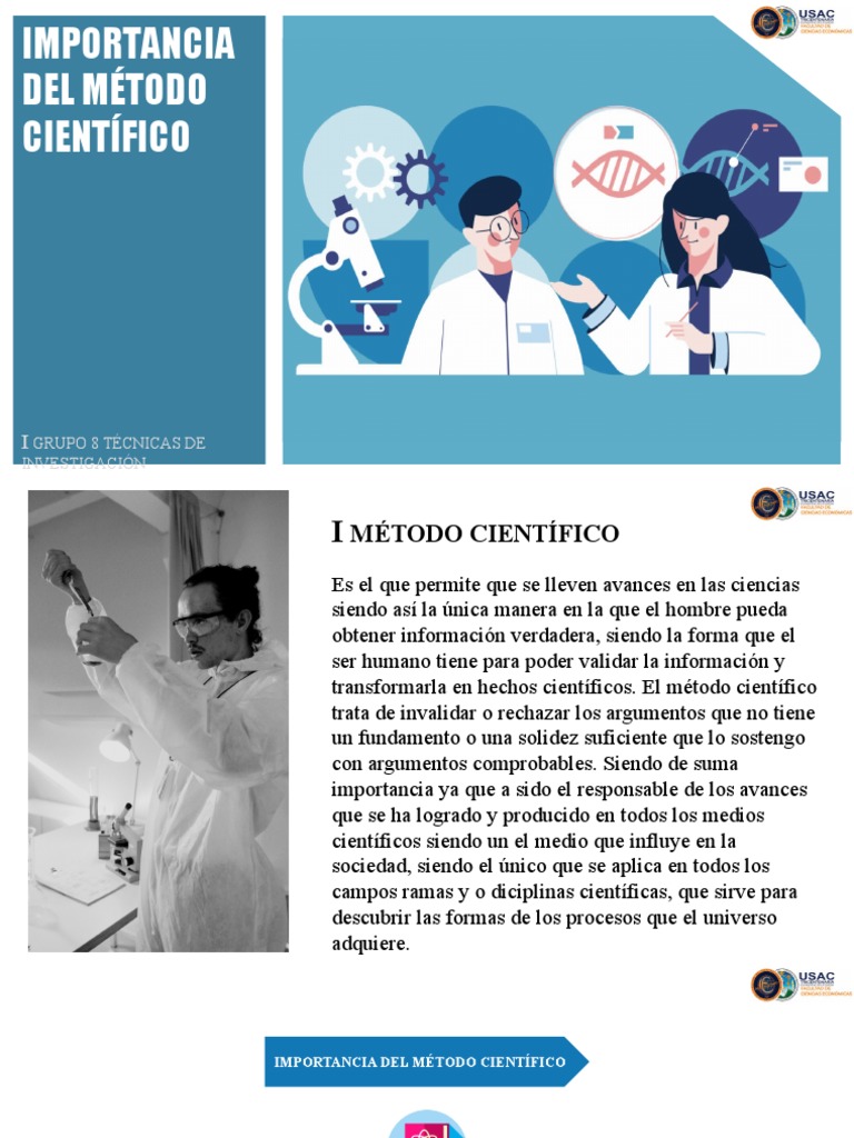 Importancia del Método Científico | PDF | Método científico | Conocimiento