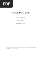 LyX UserGuide