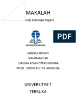 Annisa Larasati - 044440188 - Sistem Politik Indonesia