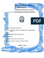 Tema:: Entorno de Trabajo, Definiciones Y Procedimiento Básico