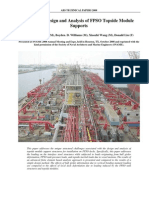 Structural Design and Analysis of FPSO Topside Module Supports