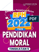 RPH 2022 - Pendidikan Moral Tingkatan 5 TS25 Bonus RPH Sivik1