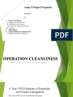 Opertion Cleanliness Project Proposal Group 3