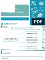 Clase 1: Método Científico: Unidad 1: Habilidades Del Pensamiento Científico, Ondas y Óptica