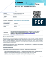 Visualización de Sede Primer Periodo 2023: Datos Personales