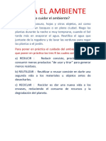 Cómo Puedo Cuidar El Ambiente