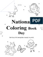 National Coloring: Book Day