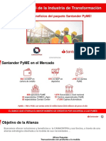 Cámara Nacional de La Industria de Transformación: ¡Vive Los Beneficios Del Paquete Santander Pyme!