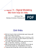 Chapter 3 - Signal Modeling Mô hình hóa tín hiệu: Hồ Phước Tiến Danang University of Science and Technology