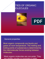 Properties of Organic Molecules