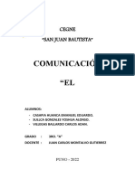 Comunicación "EL Romanticismo": Cegne "San Juan Bautista"