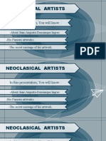 Neoclasical Artists: in This Presentation, You Will Know