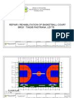 Repair Rehabilitation of Basketball Court Plan