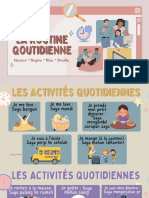 La Routine Qoutidienne