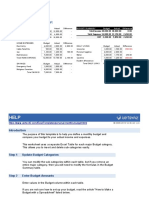 Personal Monthly Budget