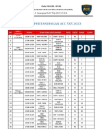 Jadwal Pertandingan Acc 5X5 2023: NO Hari / Tanggal Pukul Team Yang Bertanding Pool Pa/Pi Game Score