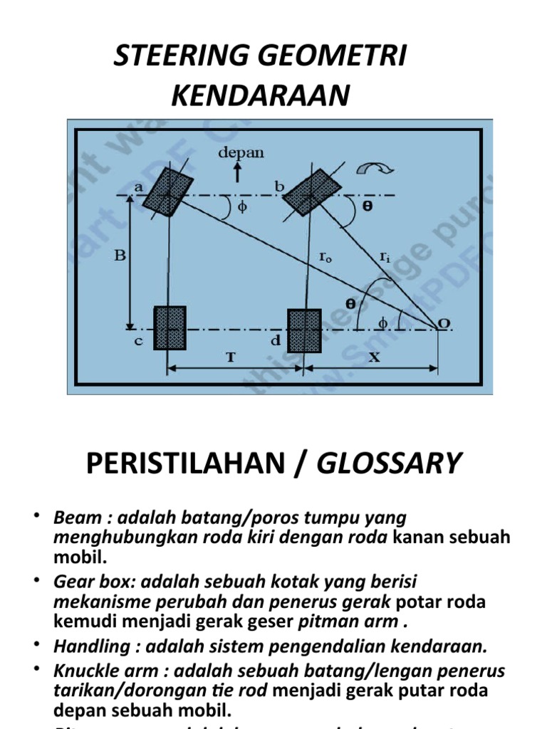 Geometri Kemudi Kendaraan Roda Empat | PDF