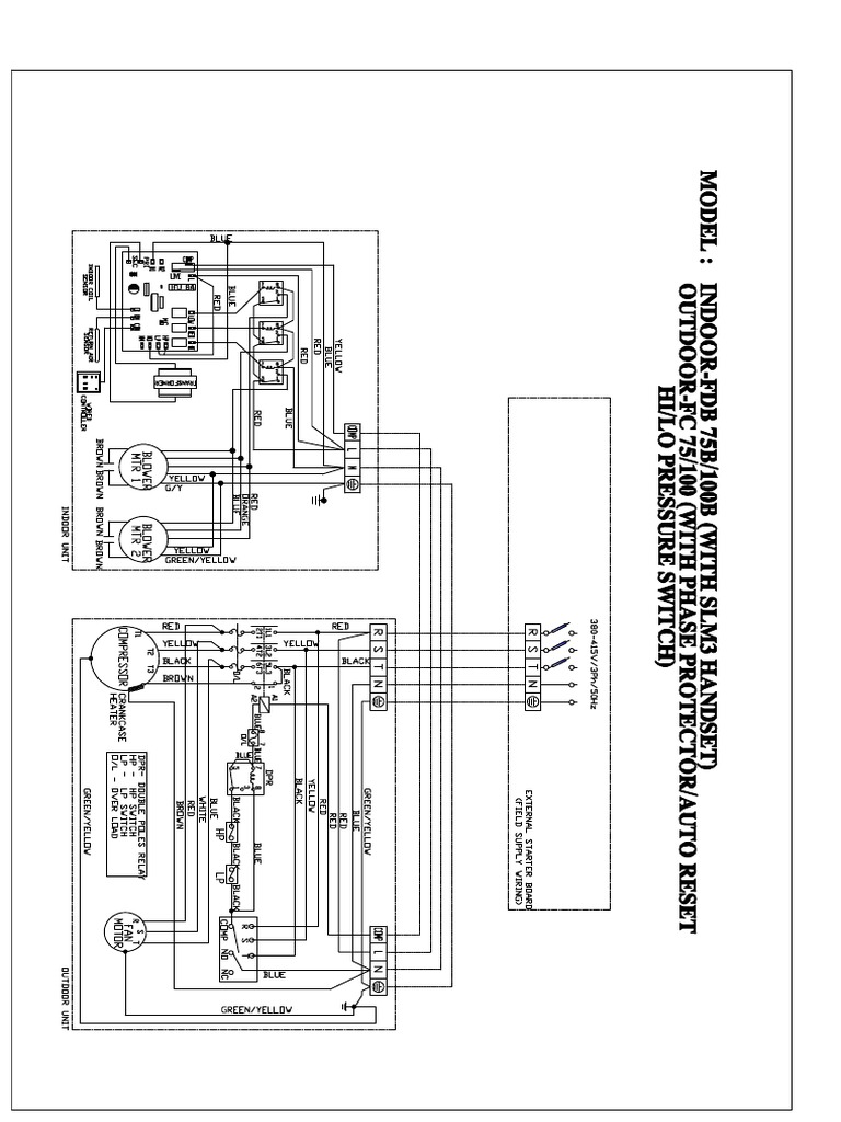 Wiring FDB 75 & 100 - FC 75 & 100 | PDF