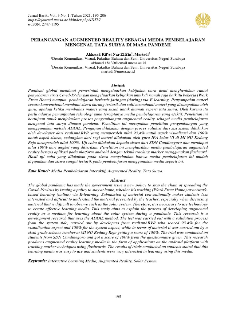 Augmented Reality Pdf