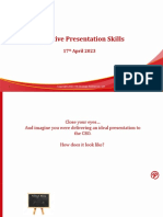 Effective Presentation Skills: 17 April 2023