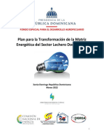 Plan Transformación Matriz Energética Del Sector Lechero Dominicano FINAL FINAL