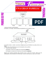 Mi Familia para Primero de Primaria