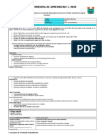 Experiencia Dexperiencia de Aprendizajes 1 - Abril