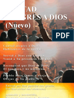 Cantad Alegres A Dios (Nuevo)