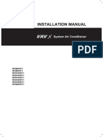 Daikin VRV-X Installation Manual