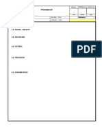 Prosedur: 1.0 Tujuan 2.0 Ruang Lingkup