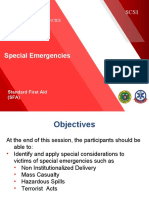 SCS3 - Special Emergencies