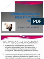 Communication in Health