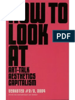 How To Look at Art-Talk, Aesthetics, Capitalism