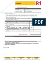 Covid - 19 Pre-Embarkation Checklist