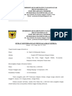 Surat Keterangan Pengalaman Kerja