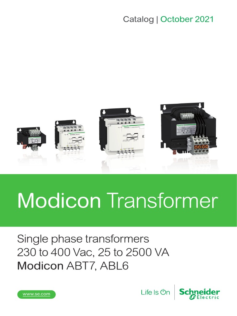 Transformadores Schneider Catalogo | PDF | Programmable Logic ...