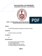 Tema y Justificación - Exploratorio e Investigación