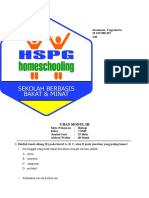 PKBM HSPG: Ujian Modul Iii