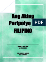 Ang Akong Portpolyo sa Pagbasa ug Pagsulat sa Mother Tongue