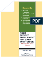 Root Recent Supplement For Bank Written GK