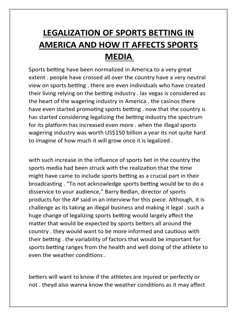 legalization-of-sports-betting-in-america-and-how-it-affects-sports