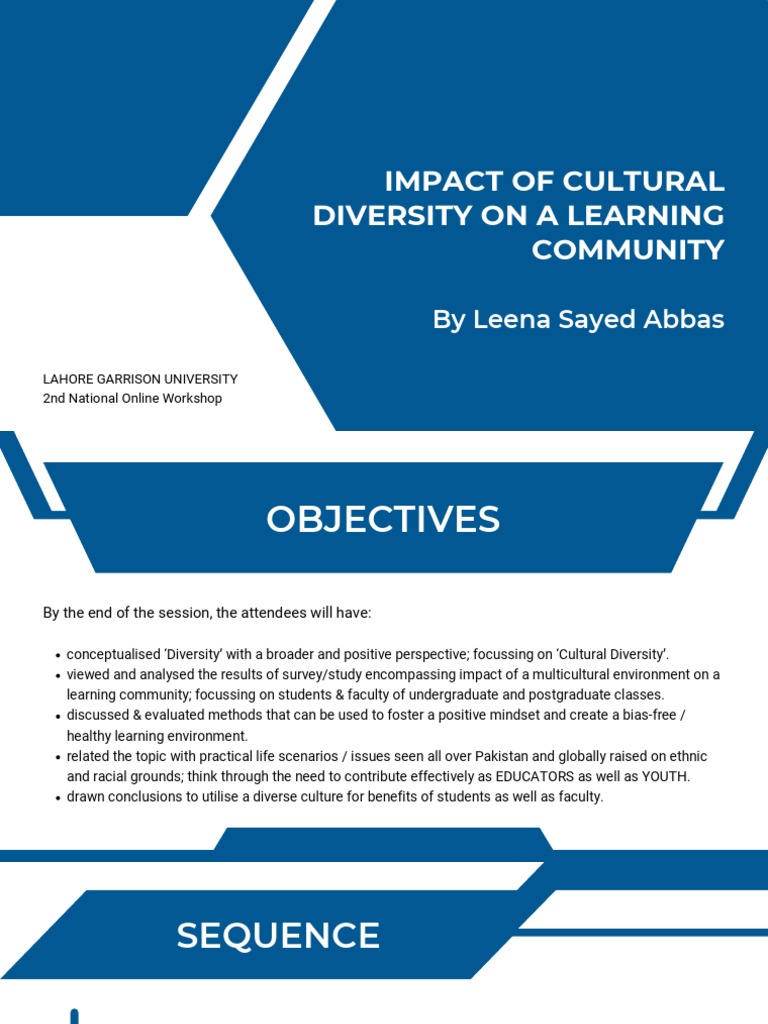 Cultural Diversity's Impact on Learning | PDF | Multiculturalism ...