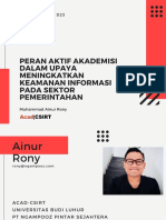 Peran Aktif Akademisi