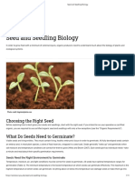 Seed and Seedling Biology