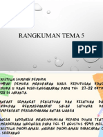 Rangkuman Tema 5 SD Kelas IV