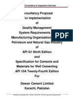OCTG Consultancy Proposes QMS for Dewan Cement