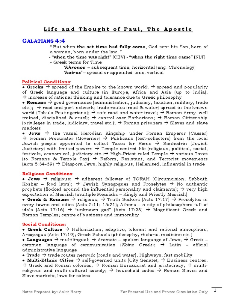 Understanding Paul's Letters | PDF | Paul The Apostle | Acts Of The ...